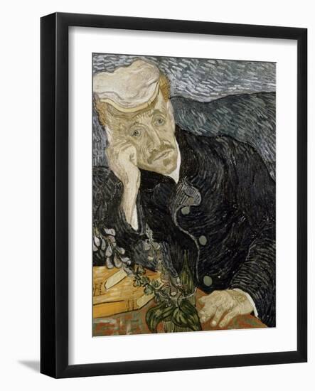 Portrait of Dr. Gachet-Vincent van Gogh-Framed Giclee Print