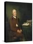 Portrait of Dr James Hutton, a Pile of Geological Specimens on the Table Beside Him-Sir Henry Raeburn-Stretched Canvas