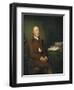 Portrait of Dr James Hutton, a Pile of Geological Specimens on the Table Beside Him-Sir Henry Raeburn-Framed Giclee Print