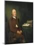 Portrait of Dr James Hutton, a Pile of Geological Specimens on the Table Beside Him-Sir Henry Raeburn-Mounted Giclee Print