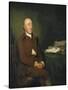 Portrait of Dr James Hutton, a Pile of Geological Specimens on the Table Beside Him-Sir Henry Raeburn-Stretched Canvas