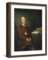 Portrait of Dr James Hutton, a Pile of Geological Specimens on the Table Beside Him-Sir Henry Raeburn-Framed Giclee Print