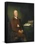 Portrait of Dr James Hutton, a Pile of Geological Specimens on the Table Beside Him-Sir Henry Raeburn-Framed Stretched Canvas