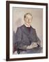 Portrait of Dr Max Linde-Max Liebermann-Framed Giclee Print