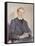 Portrait of Dr Max Linde-Max Liebermann-Framed Stretched Canvas