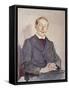 Portrait of Dr Max Linde-Max Liebermann-Framed Stretched Canvas