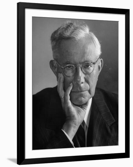 Portrait of Dr. Paul Tillich, Theology Professor at Harvard University-Alfred Eisenstaedt-Framed Photographic Print