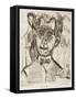Portrait of Dr. Redslob, 1924-Ernst Ludwig Kirchner-Framed Stretched Canvas