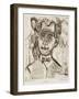 Portrait of Dr. Redslob, 1924-Ernst Ludwig Kirchner-Framed Giclee Print