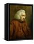 Portrait of Dr Samuel Johnson (1709-84), C.1783-John Opie-Framed Stretched Canvas