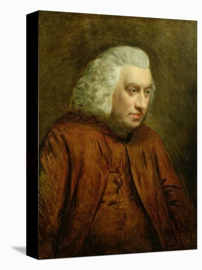 Portrait of Dr Samuel Johnson (1709-84), C.1783-John Opie-Stretched Canvas