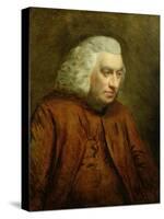 Portrait of Dr Samuel Johnson (1709-84), C.1783-John Opie-Stretched Canvas