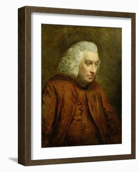 Portrait of Dr Samuel Johnson (1709-84), C.1783-John Opie-Framed Giclee Print