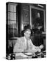 Portrait of Dr. Vannevar Bush of Carnegie Inst., Sitting in His Office-null-Stretched Canvas