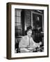 Portrait of Dr. Vannevar Bush of Carnegie Inst., Sitting in His Office-null-Framed Photographic Print