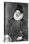 Portrait of Dr. William Gilbert Copper Engraving-null-Stretched Canvas