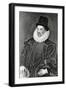 Portrait of Dr. William Gilbert Copper Engraving-null-Framed Giclee Print