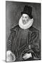 Portrait of Dr. William Gilbert Copper Engraving-null-Mounted Giclee Print