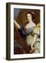 Portrait of Duchess De La Valliere as Flora, 17th Century-Pierre Mignard-Framed Giclee Print