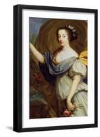 Portrait of Duchess De La Valliere as Flora, 17th Century-Pierre Mignard-Framed Giclee Print