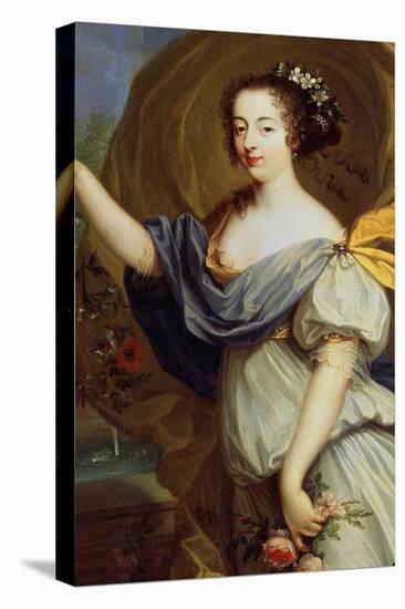 Portrait of Duchess De La Valliere as Flora, 17th Century-Pierre Mignard-Stretched Canvas