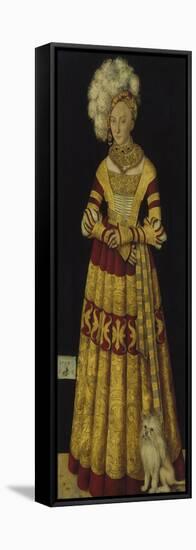 Portrait of Duchess Katharina Von Mecklenburg, 1514-Lucas Cranach the Elder-Framed Stretched Canvas