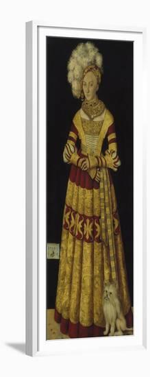 Portrait of Duchess Katharina Von Mecklenburg, 1514-Lucas Cranach the Elder-Framed Giclee Print