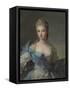 Portrait of Duchesse De La Rochefoucauld-Jean-Marc Nattier-Framed Stretched Canvas