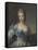 Portrait of Duchesse De La Rochefoucauld-Jean-Marc Nattier-Framed Stretched Canvas