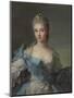 Portrait of Duchesse De La Rochefoucauld-Jean-Marc Nattier-Mounted Giclee Print