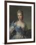 Portrait of Duchesse De La Rochefoucauld-Jean-Marc Nattier-Framed Giclee Print