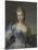 Portrait of Duchesse De La Rochefoucauld-Jean-Marc Nattier-Mounted Giclee Print