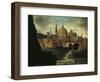 Portrait of Duke Alexander De Medici, Detail: City of Florence-Giorgio Vasari-Framed Giclee Print