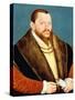 Portrait of Duke Augustus of Saxony-Lucas the Younger Cranach-Stretched Canvas