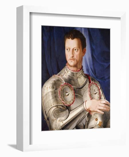 Portrait of Duke Cosimo I de Medici Florence (1503-1572)-Agnolo Bronzino-Framed Giclee Print