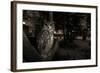 Portrait of Eagle Owl (Bubo Bubo) in Tree at Dusk. Freiburg Im Breisgau, Germany, January-Klaus Echle-Framed Photographic Print