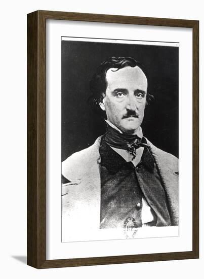 Portrait of Edgar Allan Poe-Sarah Ellen Whitman-Framed Giclee Print