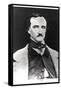 Portrait of Edgar Allan Poe-Sarah Ellen Whitman-Framed Stretched Canvas