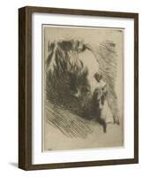 Portrait of Edgar Degas, 1875-Giuseppe Or Joseph De Nittis-Framed Giclee Print