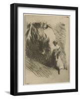 Portrait of Edgar Degas, 1875-Giuseppe Or Joseph De Nittis-Framed Giclee Print
