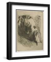 Portrait of Edgar Degas, 1875-Giuseppe Or Joseph De Nittis-Framed Giclee Print