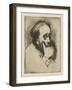 Portrait of Edgar Degas, 1875-Marcellin Gilbert Desboutin-Framed Giclee Print