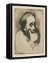 Portrait of Edgar Degas, 1875-Marcellin Gilbert Desboutin-Framed Stretched Canvas