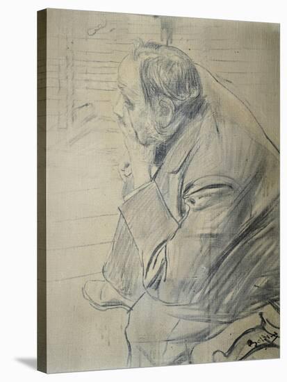 Portrait of Edgar Degas-Giovanni Boldini-Stretched Canvas