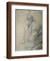 Portrait of Edgar Degas-Giovanni Boldini-Framed Giclee Print