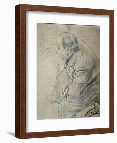 Portrait of Edgar Degas-Giovanni Boldini-Framed Giclee Print