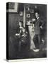 Portrait of Edgar Wallace and Family-null-Stretched Canvas