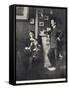 Portrait of Edgar Wallace and Family-null-Framed Stretched Canvas