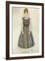 Portrait of Edith, 1915-Egon Schiele-Framed Giclee Print