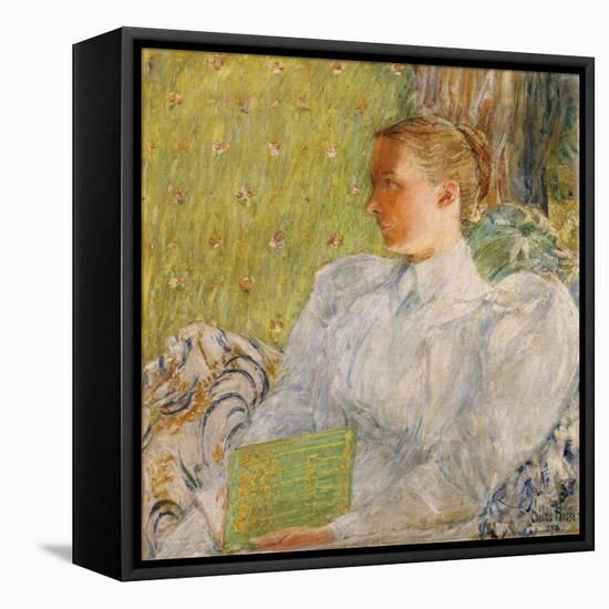 Portrait of Edith Blaney (Mrs. Dwight Blaney) 1894-Childe Hassam-Framed Stretched Canvas